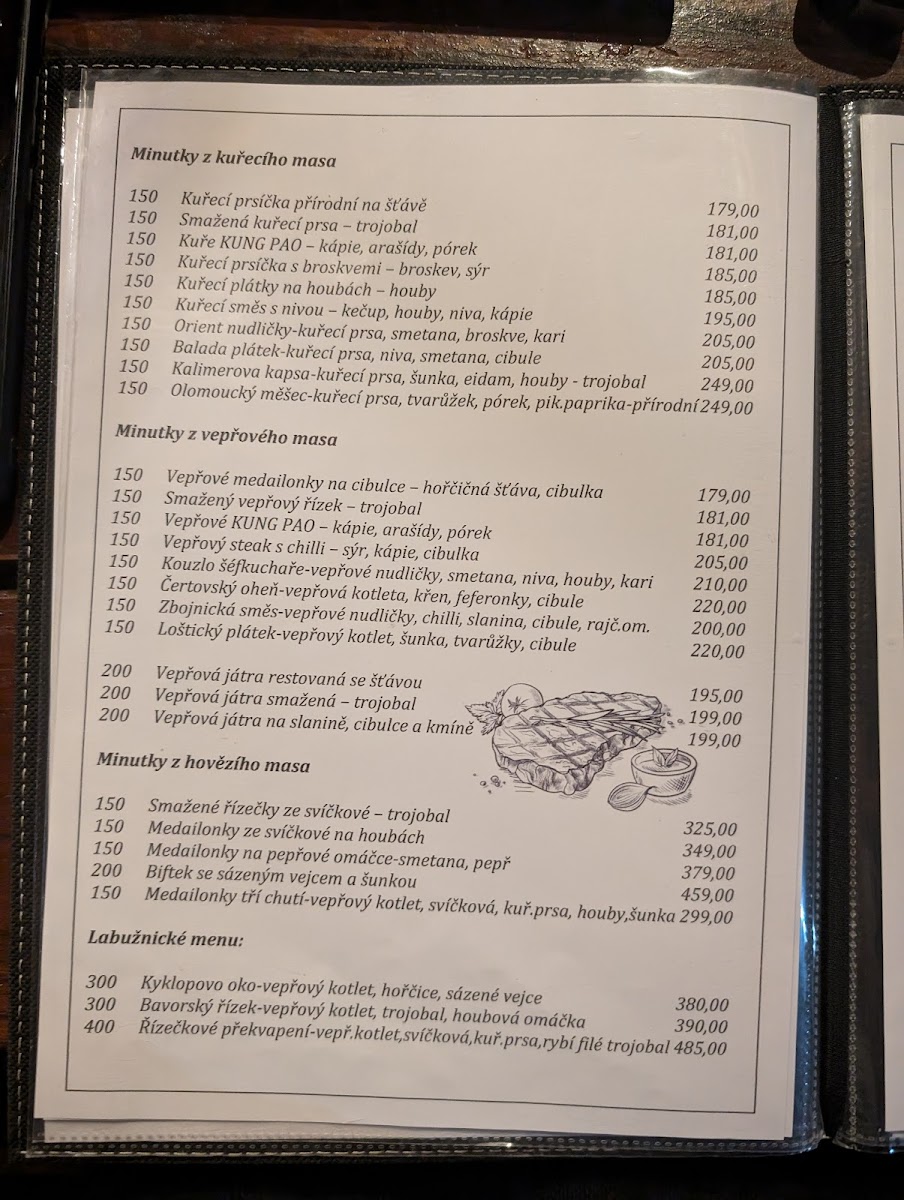 Menu Rybarska Restaurace A Penzion U Horaku-2